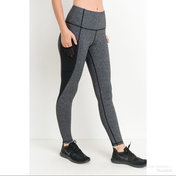 ❤️Mono B Highwaist Helix Trellis Mesh Leggings! - Picture 6 of 8